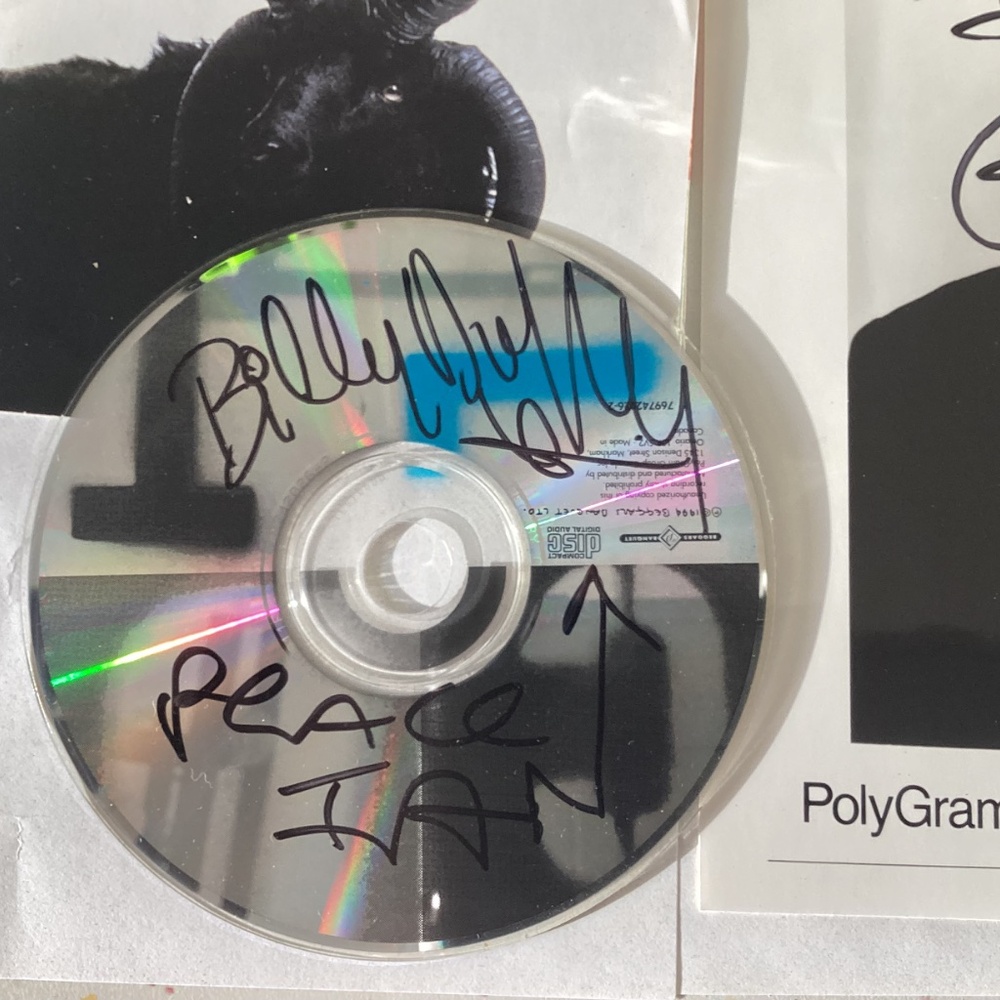 The Cult Band Signed (Autographed) picture and CD Rock and Roll Heavy Metal.